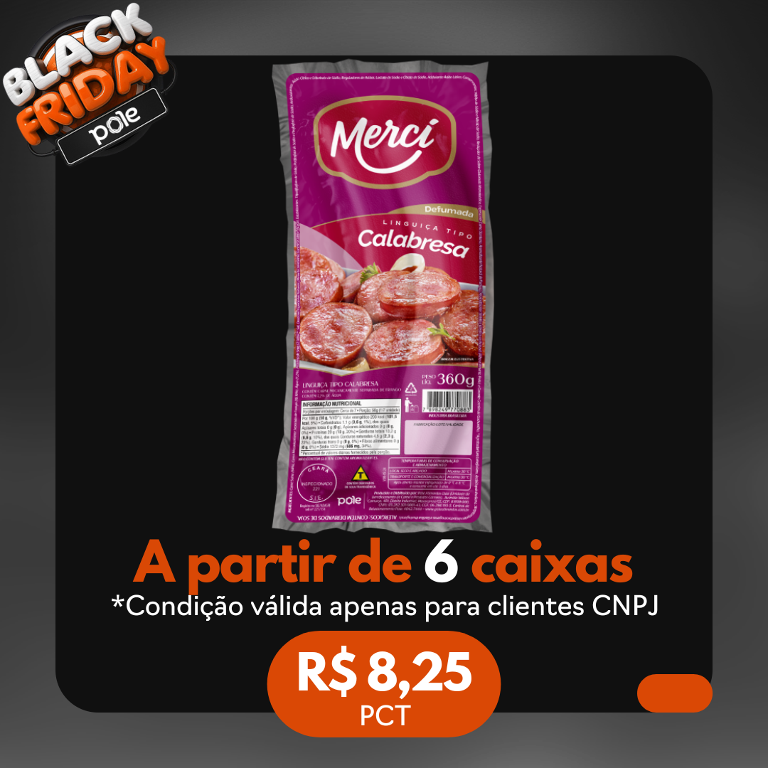 Linguiça Calabresa 360g - Mercí